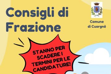 AVVISO PER LA RACCOLTA DI CANDIDATURE A CONSIGLIERE DI FRAZIONE E LOCALITA&#39;