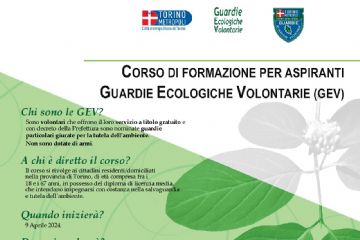 Corso di formazione Guardie Ecologiche Volontarie della Citt&#224; Metropolitana di Torino sessione 2024