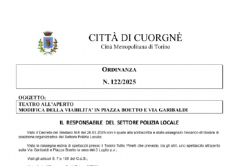 Modifica della viabilit&#224; in piazza Boetto e via Garibaldi gioved&#236; 3 luglio 2025